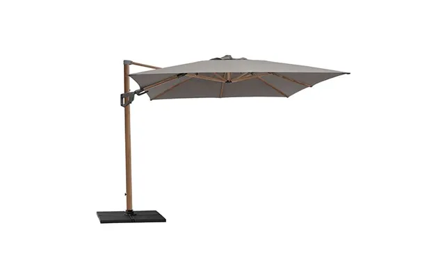 Cane-line Hyde Luxe Parasol Inkl. Fod & Fliser - 3x4 M.