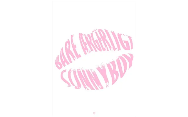 Citatplakat Bare Ærgerligt, Sonnyboy Plakat - 50x70 Cm Erling Christensen Møbler