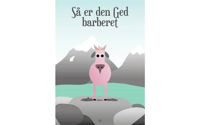 Citatplakat Så Er Den Ged Baberet Plakat Erling Christensen Møbler