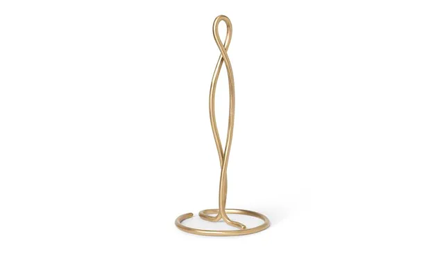 Ferm Living Curvature Paper Towel Holder - Brass Erling Christensen Møbler