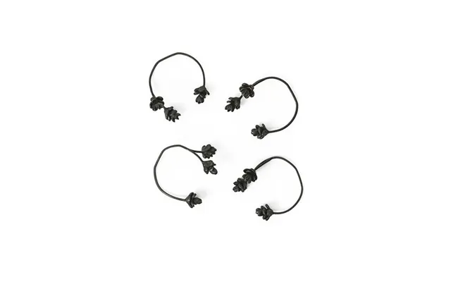 Ferm Living Forest Napkin Rings - Black Brass 4 Stk. Erling Christensen Møbler