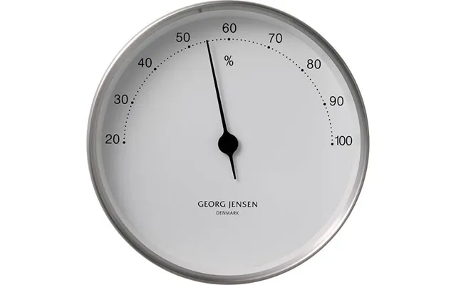 Georg Jensen Henning Koppel Hygrometer Ø10cm - Stål Hvid Erling Christensen Møbler