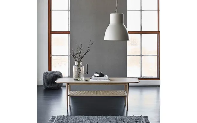 Haslev Athene Sofabord I Eg M. Fransk Flet - 150x60 Cm.