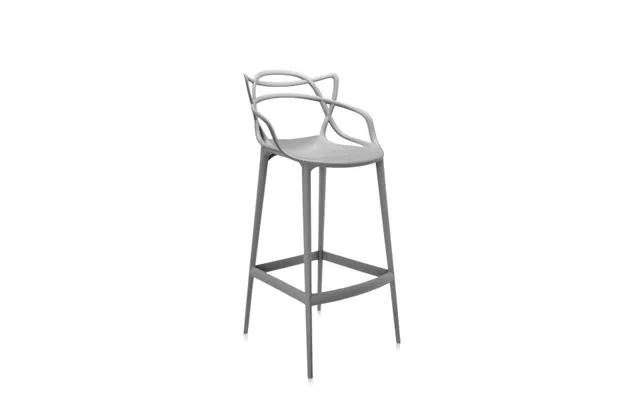 Kartell Masters Stool Barstol Grey 65cm. Erling Christensen Møbler