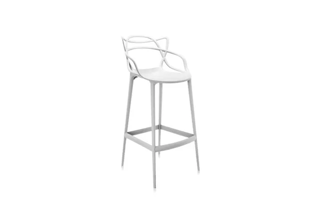 Kartell Masters Stool Barstol White 75cm. Erling Christensen Møbler