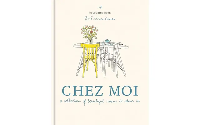 New Mags Chez Moi Colouring Book - Zoé De Las Cases Erling Christensen Møbler