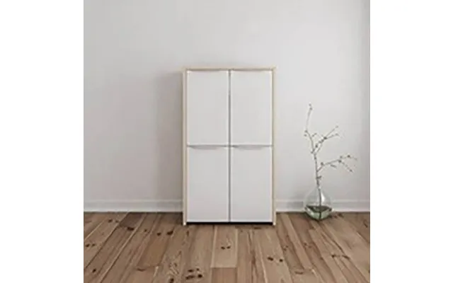 Nordic Furniture Skænk I Hvidvasket Eg Med 4 Hvide Låger Erling Christensen Møbler Erling Christensen Møbler