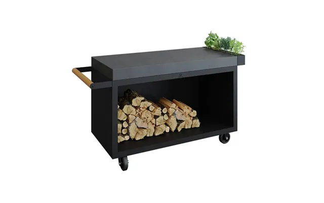 Ofyr Mise En Place Table Black Pro 135 Ceramic Dark Grey Erling Christensen Møbler