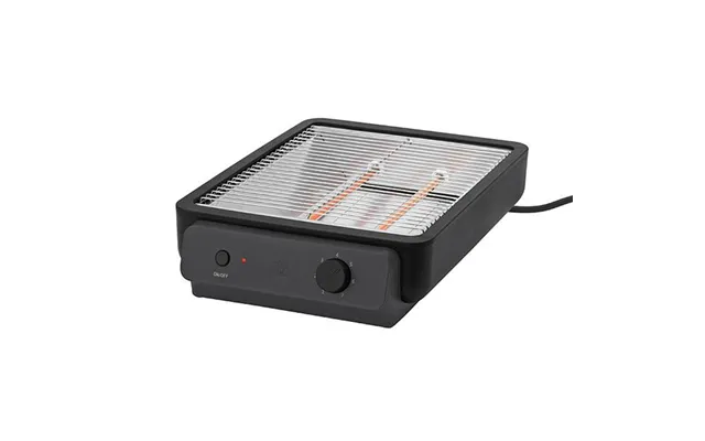 Rig-tig Foodie Flatbed Toaster - Black Erling Christensen Møbler