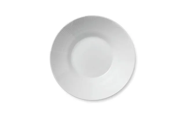 Royal Copenhagen Hvid Elements Dyb Tallerken - 25 Cm Erling Christensen Møbler