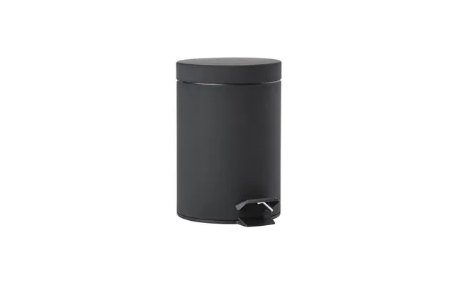 Zone Denmark Solo Pedalspand Dia. 17 X 25 Cm 3 Liter - Black Erling Christensen Møbler