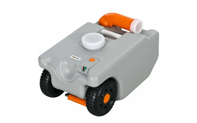 Bærbar 22l Grå Spildevandstank Med Hjul
