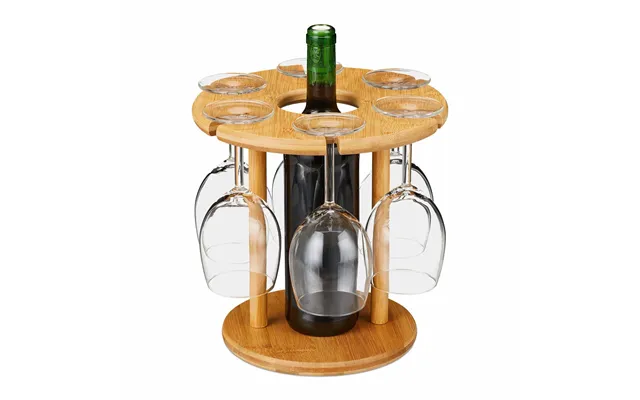 Bambus Vinglasholder Til 6 Glas
