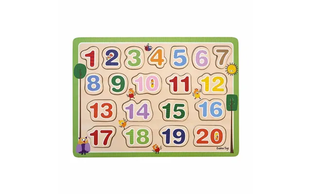 Barbo Classic Træ 1-2-3 Puslespil