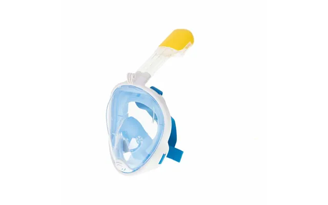Blå Snorkelmaske Med Tørt Rør Og Net - L Xl