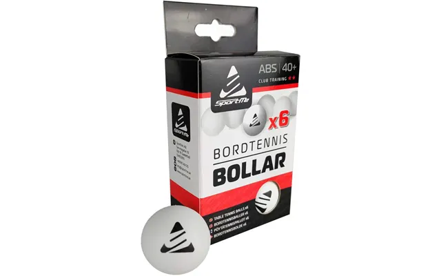 Bordtennisbolde 6 Stk Hvide