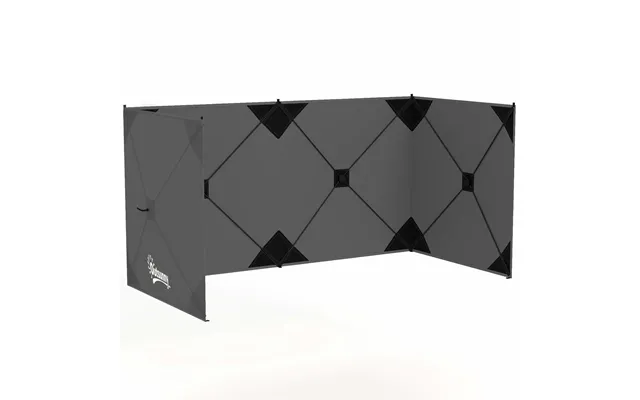Camping-vindskærm 480x120 Cm - Mørkegrå