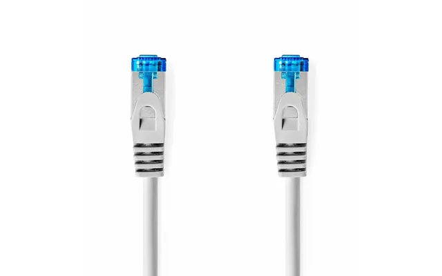 Cat6a Netværkskabel S Ftp Rj45 Han Rj45 Han 0.50 M Snagless Runde Lszh Grå Label