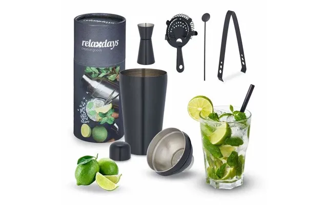 Cocktail Shaker Sæt I 5 Dele