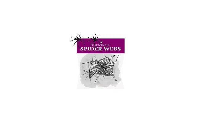 Edderkoppespind Dekoration Med Edderkopper Til Halloween
