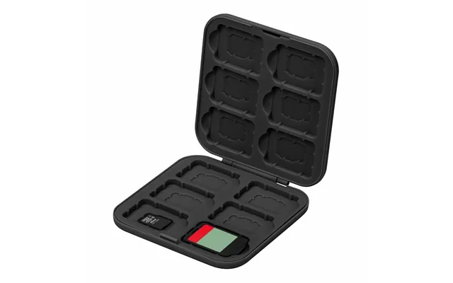 Egogear Memory Card Case Spr25 Sort Til Nsw