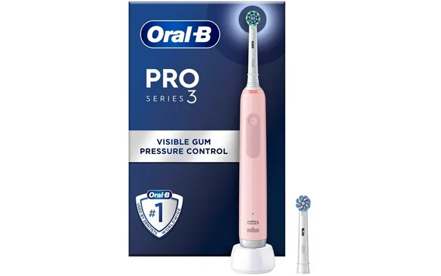 Elektrisk Tandbørste Pro3 Pink Ekstra Refill