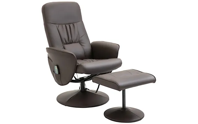 Ergonomisk Massagestol Med Fodskammel Og Opbevaring