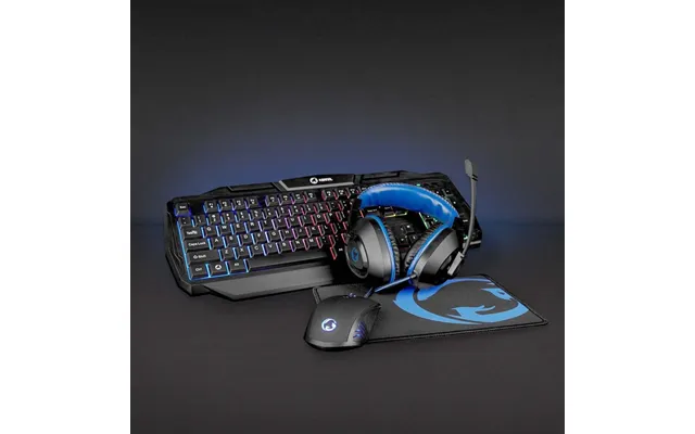 Gaming Combo Kit 4-i-1 Tastatur - Headset