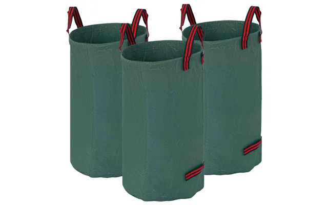 Havepose 3x120l Vandtæt Haveaffaldspose Med Håndtag - Robust Bladpose