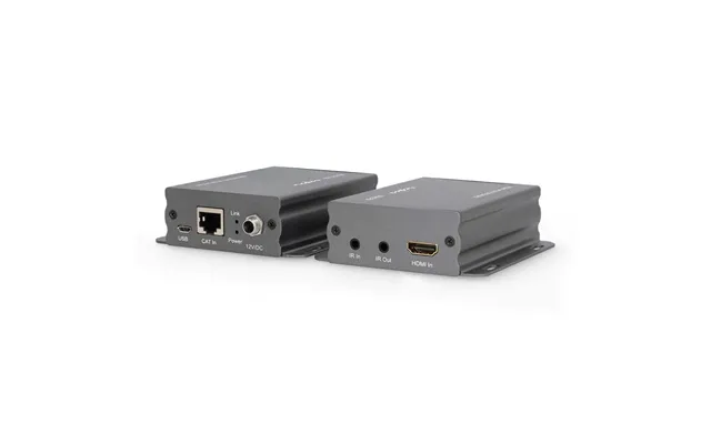 Hdmi Extender Over Cat6 50.0 M 4k 30hz 10.2 Gbps Ir Retur-funktion Metal Antracit