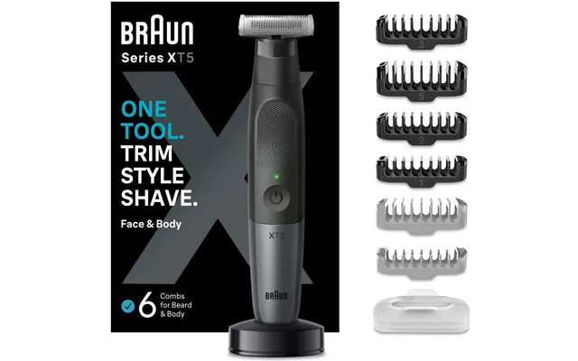 Hybridtrimmer Face&body Xt5300 6-kamme