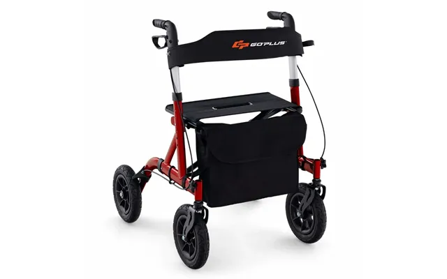 Let Foldbar Rollator Og Kørestol Aluminium - 136 Kg Kapacitet