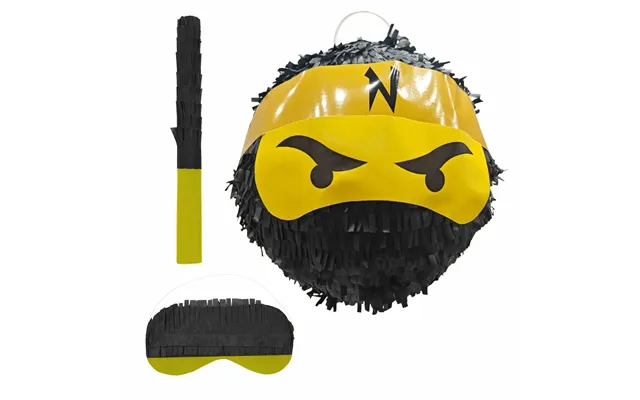 Ninja Piñata-sæt Med Flagermus Og Maske Sjov Til Børnefødselsdage