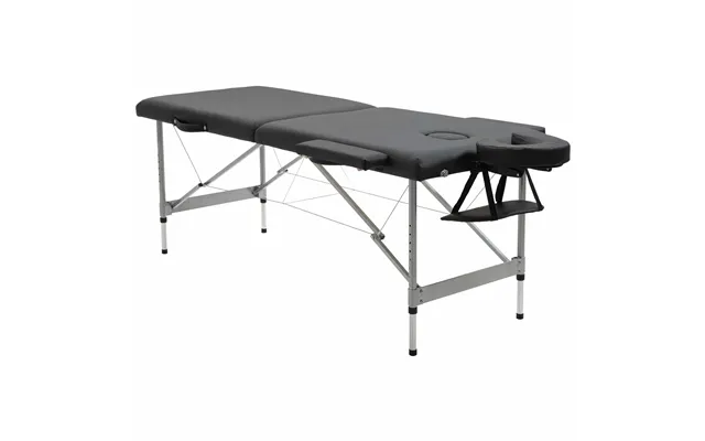Professionel Foldemassagebænk - Sort