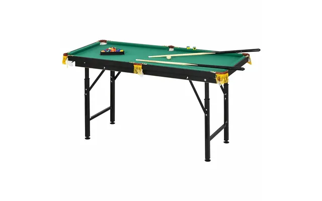 Sammenklappeligt Poolbord 4,6 Fod Med Tilbehør