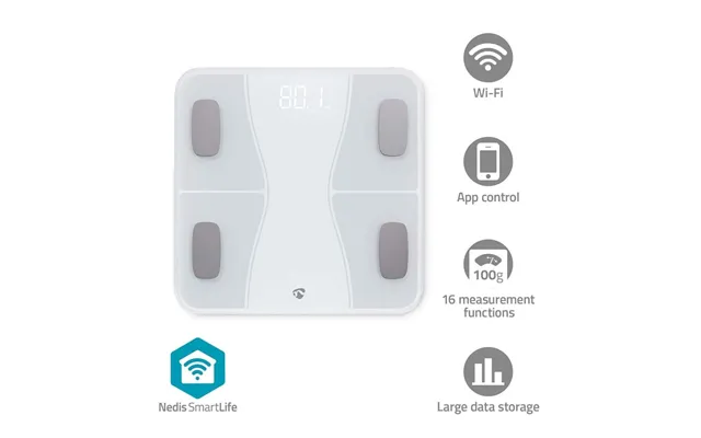 Smartlife Personvægt Bluetooth Ben Bmi Bmr Fedt Muskler Vand Vægt 12 Maksimal Belastning 180 Kg Android