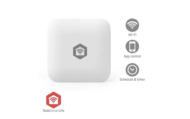Smartlife Vanddetektor Zigbee 3.0 Batteridrevet . Batterilevetid 12 Måneder Hvid