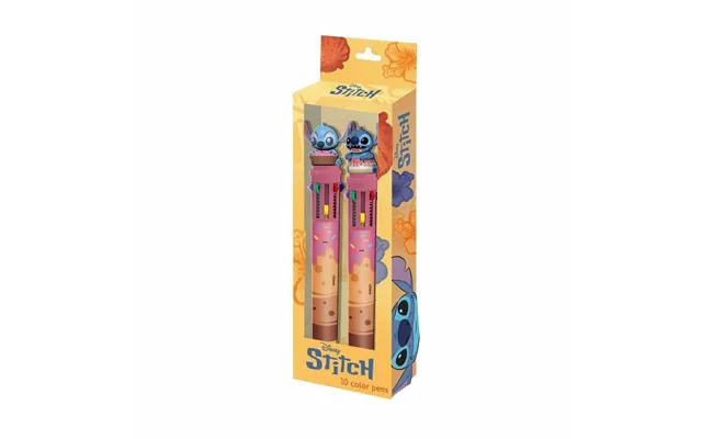 Stitchpakke Med 2 Penne I 10 Livlige Farver