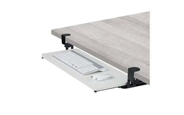 Tastaturbakke Under Skrivebordet Med Klemmer Pladsbesparende Design