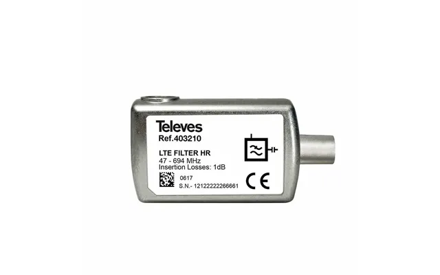 Televes Filter Lte-48 5g Indendørs Brug