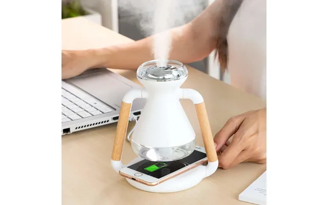 Trådløs Oplader Med Luftfugter Og Aroma Diffuser