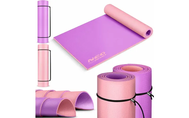 Træningsmåtte 173 X 61 X 0,6 Cm Neo-sport - 19203 Lilla-pink