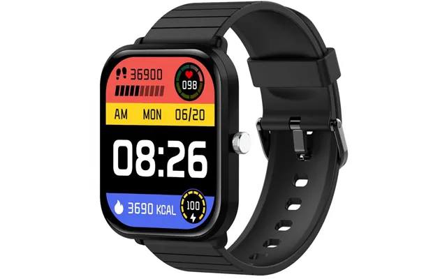 Trainermate 2 Smartwatch Med Rektangulær Urskive Sort