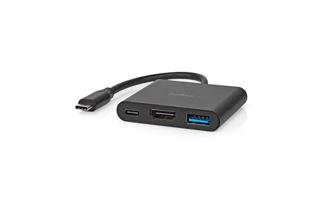 Usb Multi-port Adapter Usb 3.2 Gen 1 Usb-c Han Hdmi -udgang Usb-a Hun Usb-c Hun 5 Gbps 0