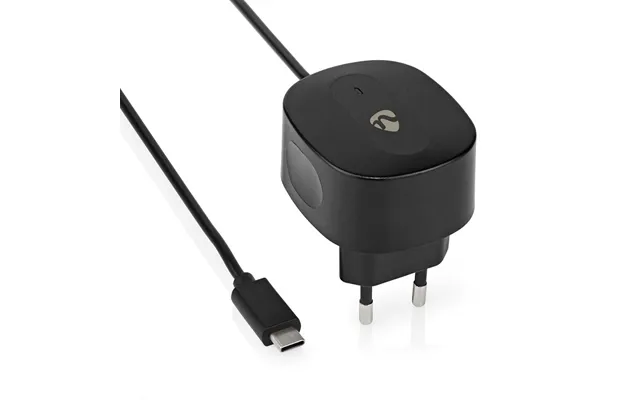 Vægoplader 15 W Hurtigopladningsfunktion 1x 3.0 A Antal Output 1 Usb-c Fixed Kabel 1