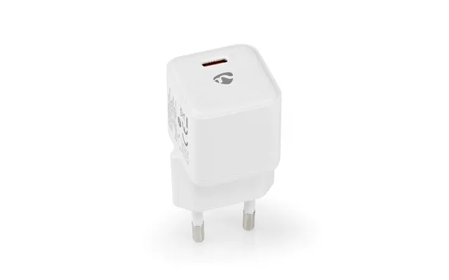 Vægoplader 20 W Hurtigopladningsfunktion 1.67 A 2.22 A 3.0 A Antal Output 1 Usb-c Automatisk Valgt Spænding