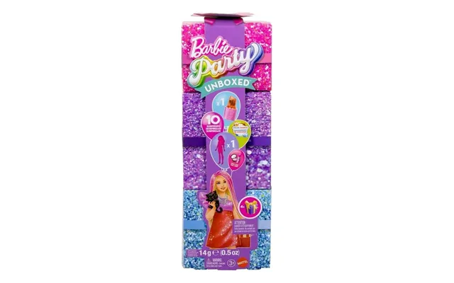 Barbie Party Unboxed Red Original Dukke