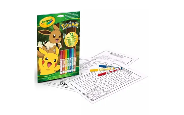 Crayola Pokemon Aktivitetsbog