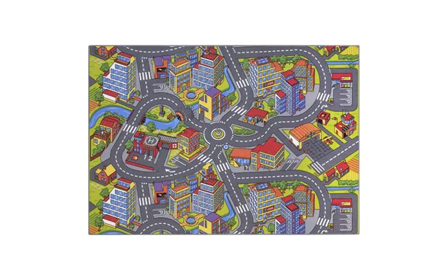 Gulvtæppe - Legetæppe City 140 X 200