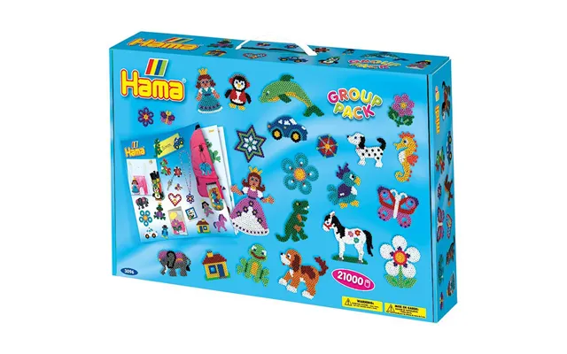 Hama Group Pack Med 21.000 Perler